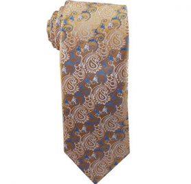 Missionaries Gold Paisley Tie