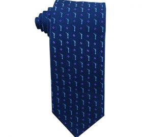 Angel Moroni Navy Tie
