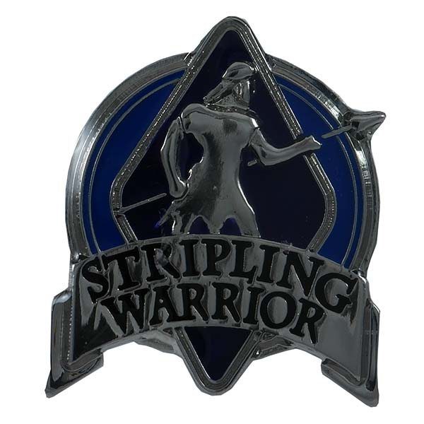 Stripling Warrior Blue Pin