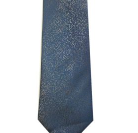 Blue & Silver Textured Men's Tie