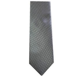 321 Silver & Black Dotted Men's Tie