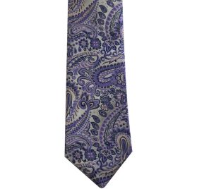 328 Men's Lavender Paisley Tie