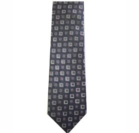 345 Charcoal with Gray and Lavender Geometric