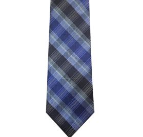 350 Navy and Black Plaid